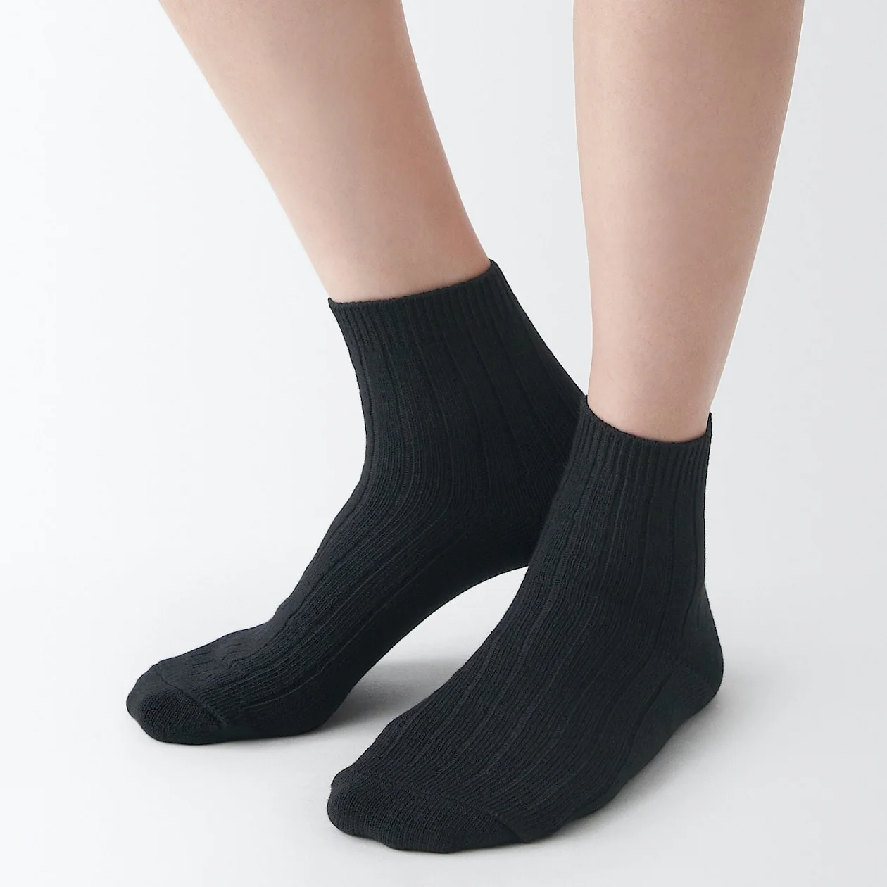 Right Angle Soft Stretch Rib Short Socks - Image 5