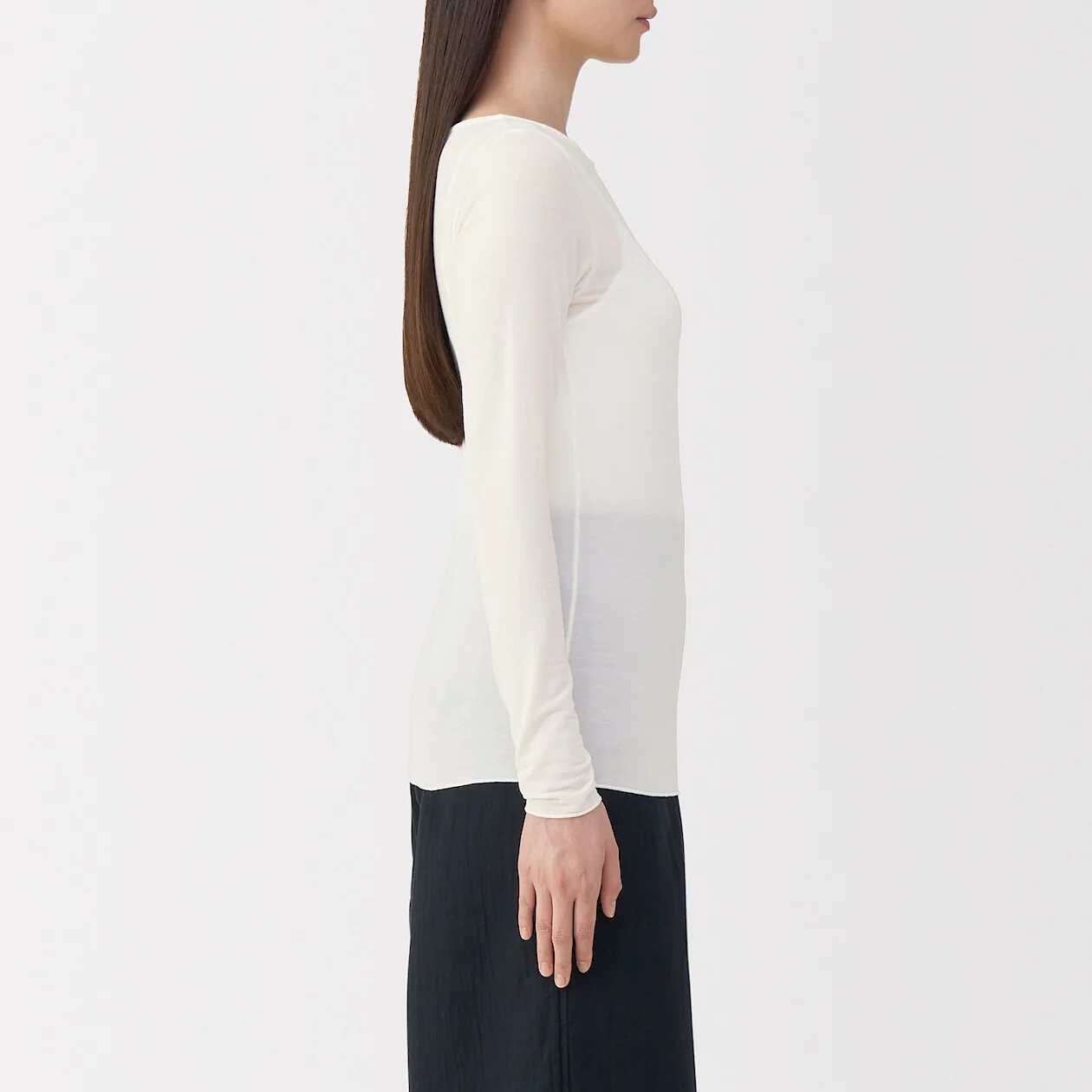 Sheer Long Sleeve T-Shirt - Image 13