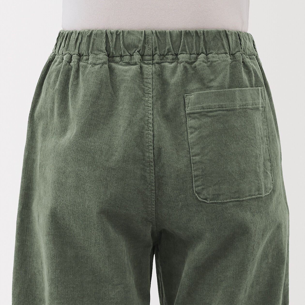 Stretch Corduroy Easy Straight Pants - Image 16
