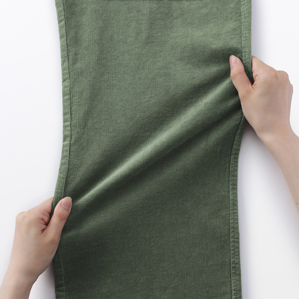 Stretch Corduroy Easy Straight Pants - Image 20