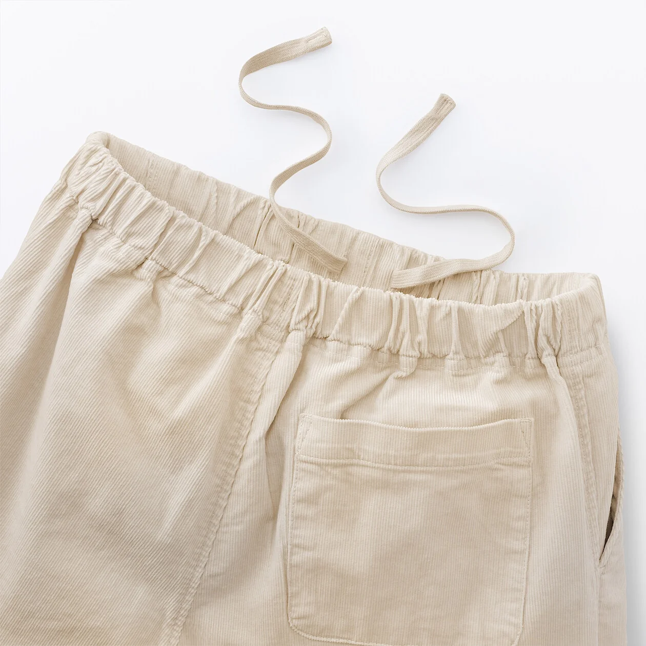 Stretch Corduroy Easy Straight Pants - Image 3