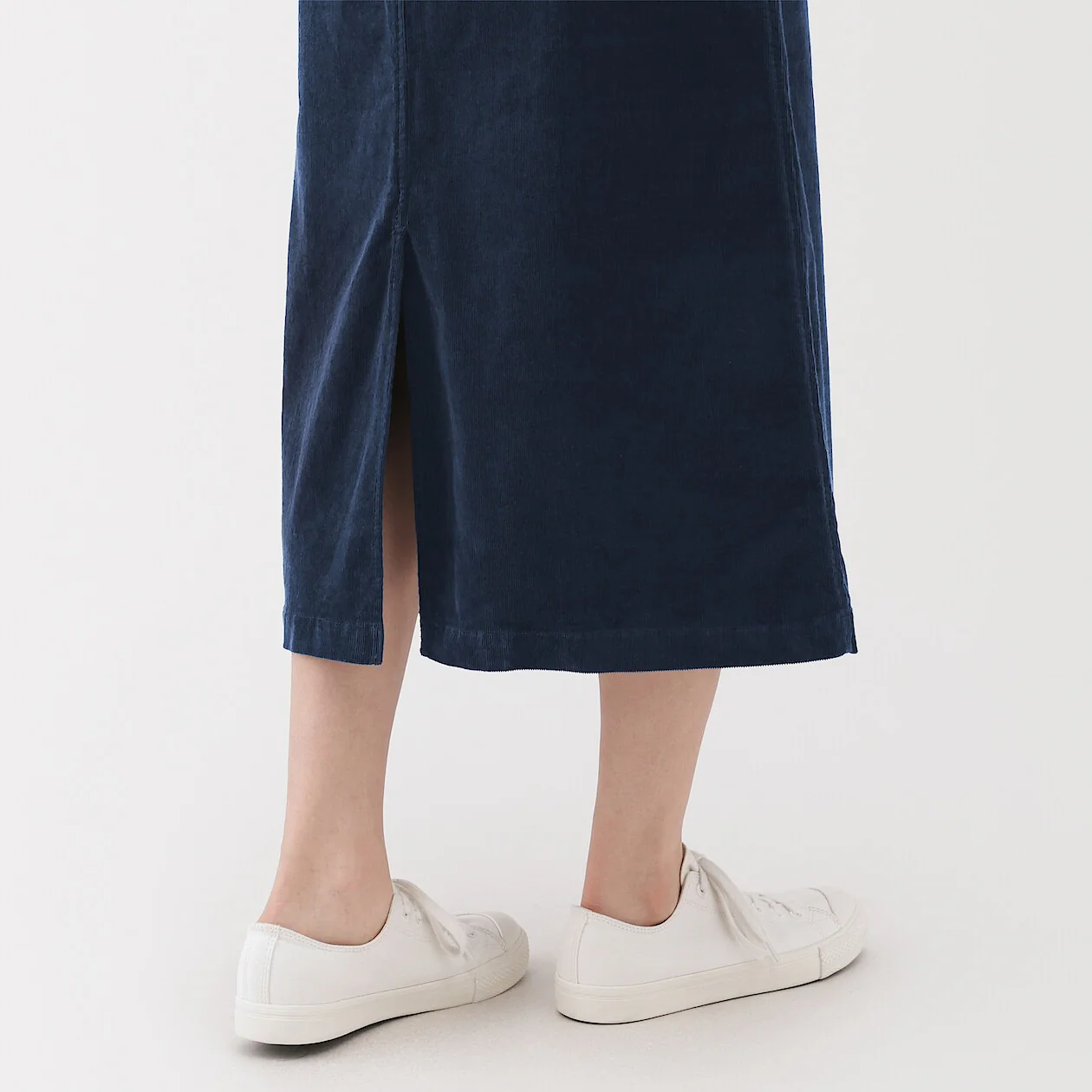 Stretch Corduroy Midi Skirt - Image 13