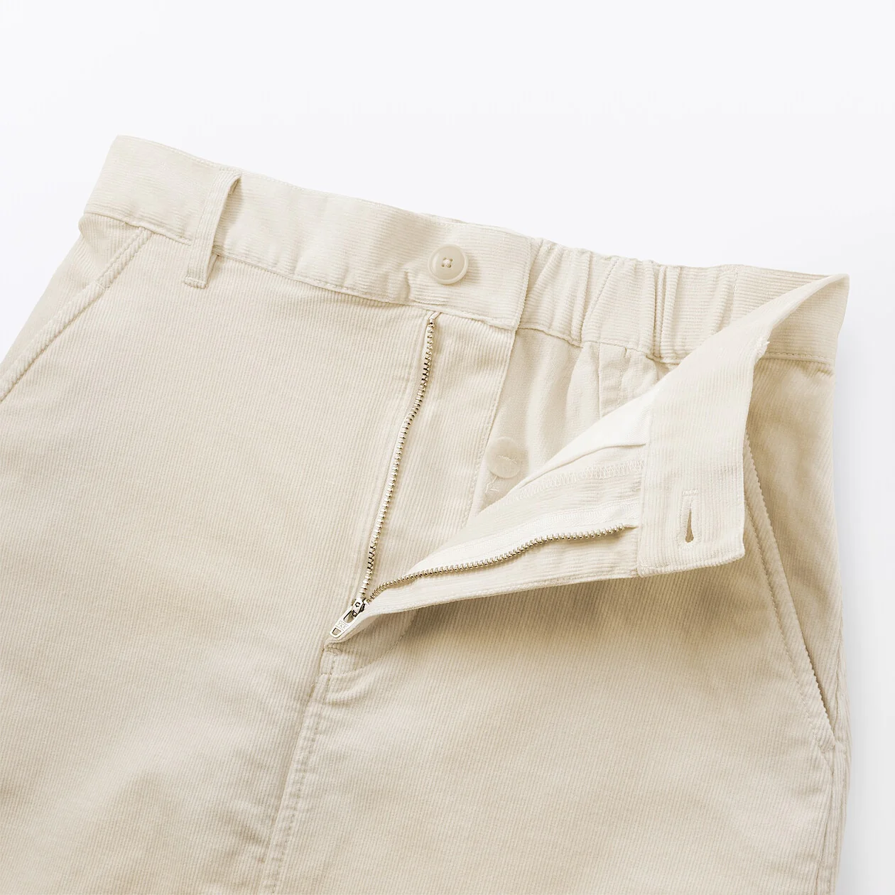 Stretch Corduroy Midi Skirt - Image 3