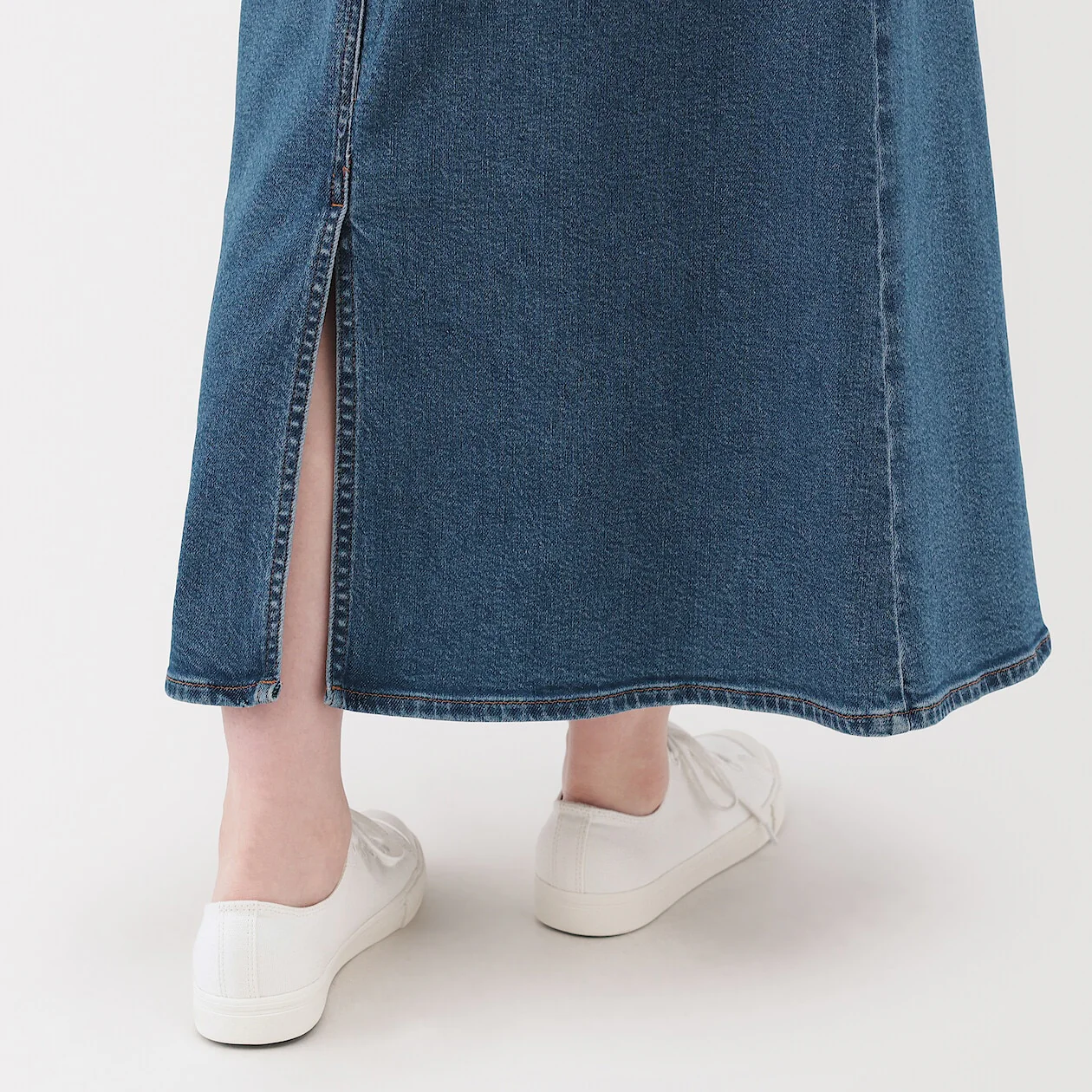 Stretch Denim A-Line Skirt - Image 18