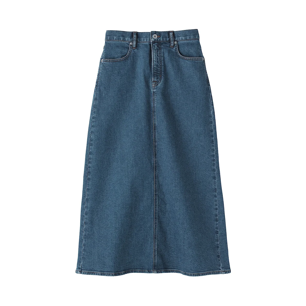 Stretch Denim A-Line Skirt - Image 21