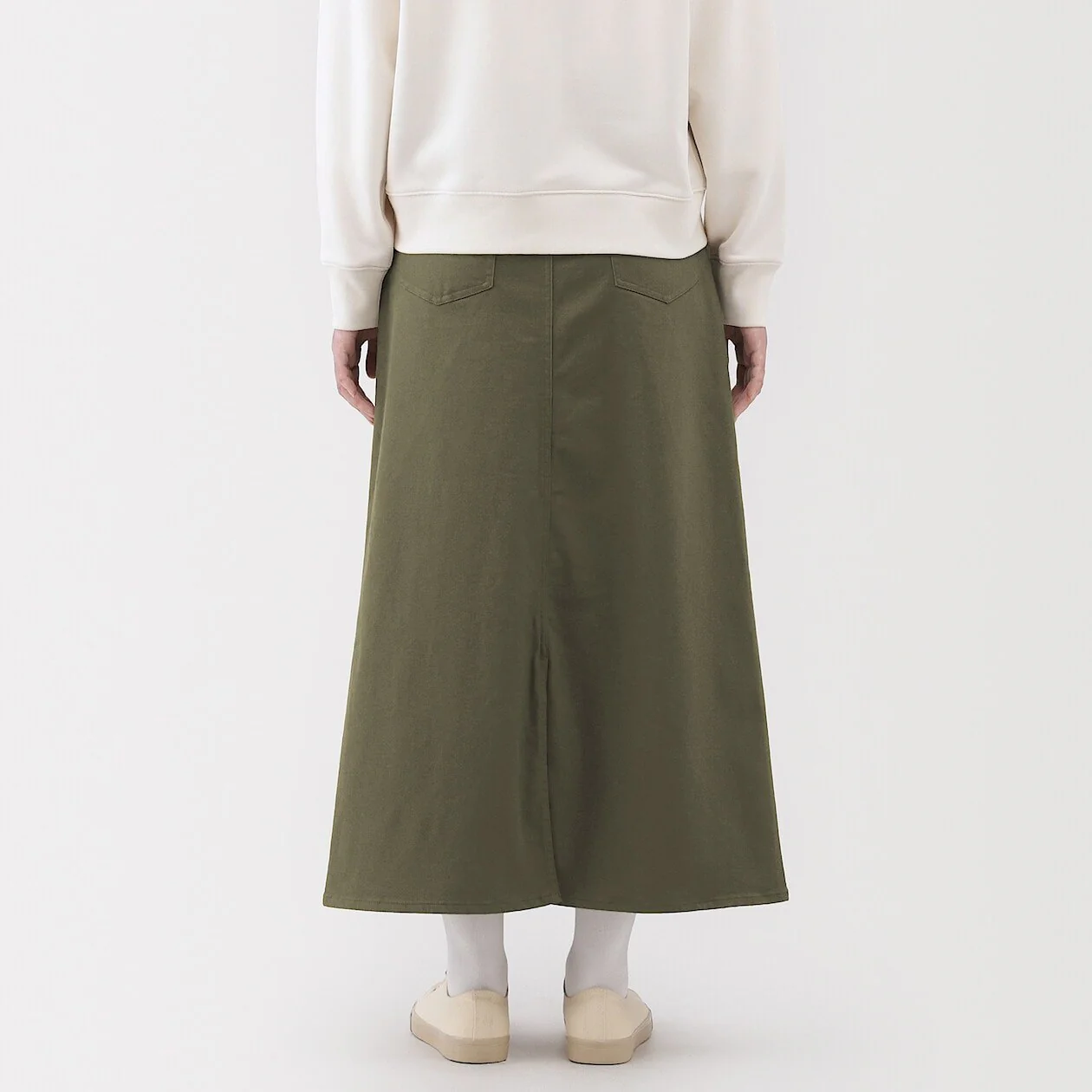 Stretch Denim A-Line Skirt - Image 37