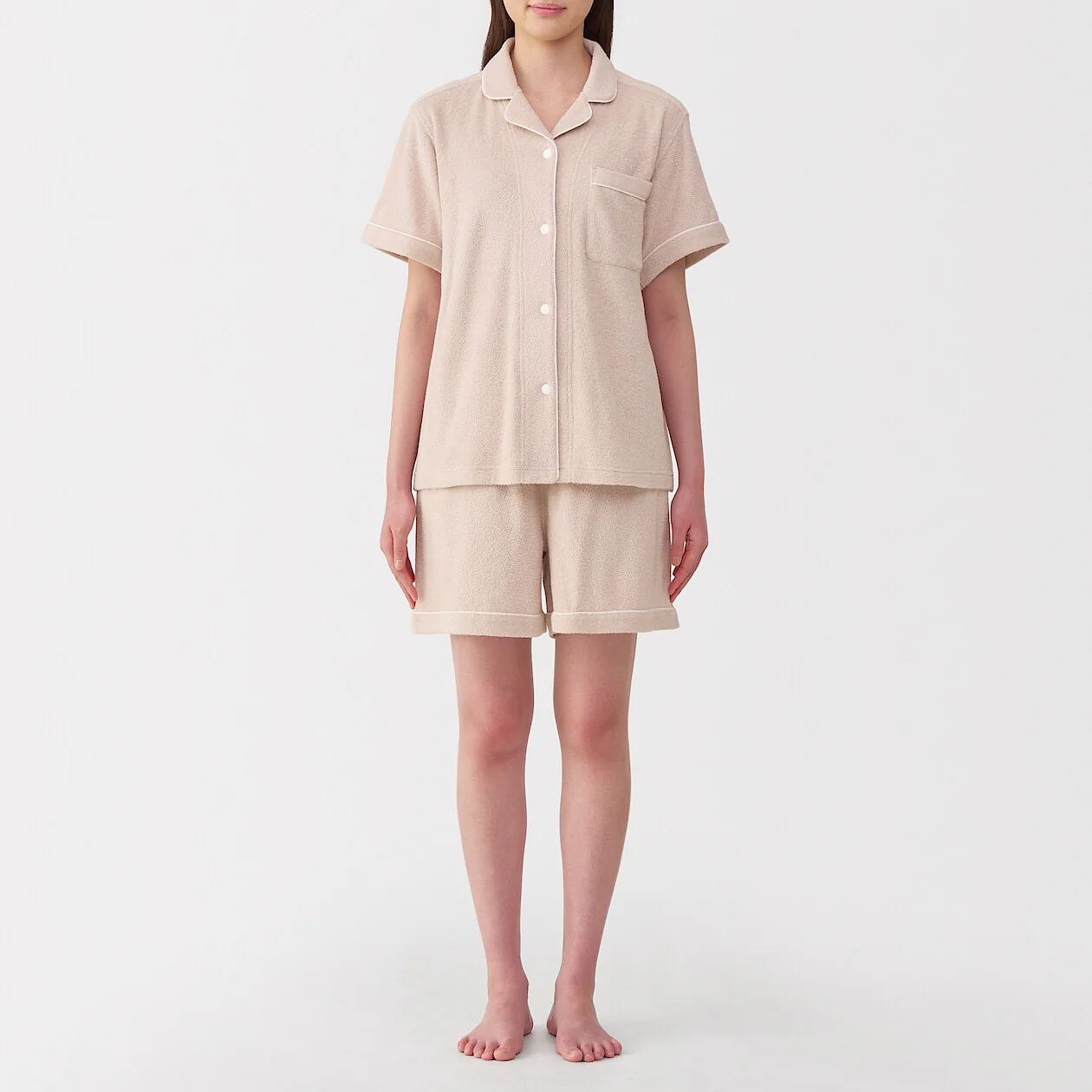 Terry Towelling Short Sleeve Pyjamas - Image 11
