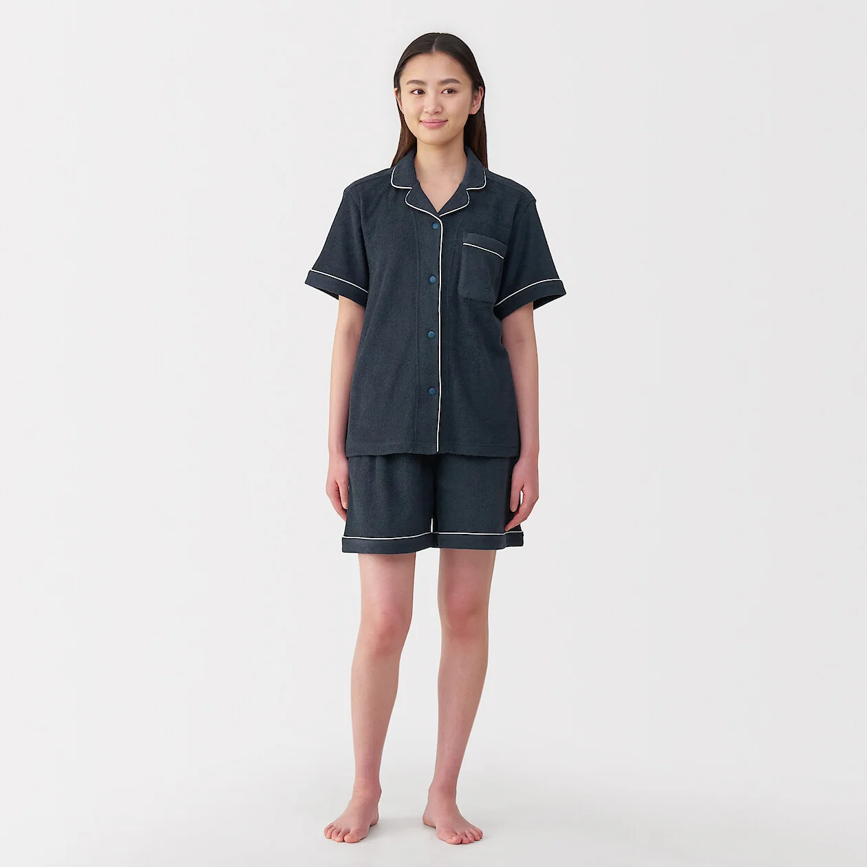 Terry Towelling Short Sleeve Pyjamas - Image 19