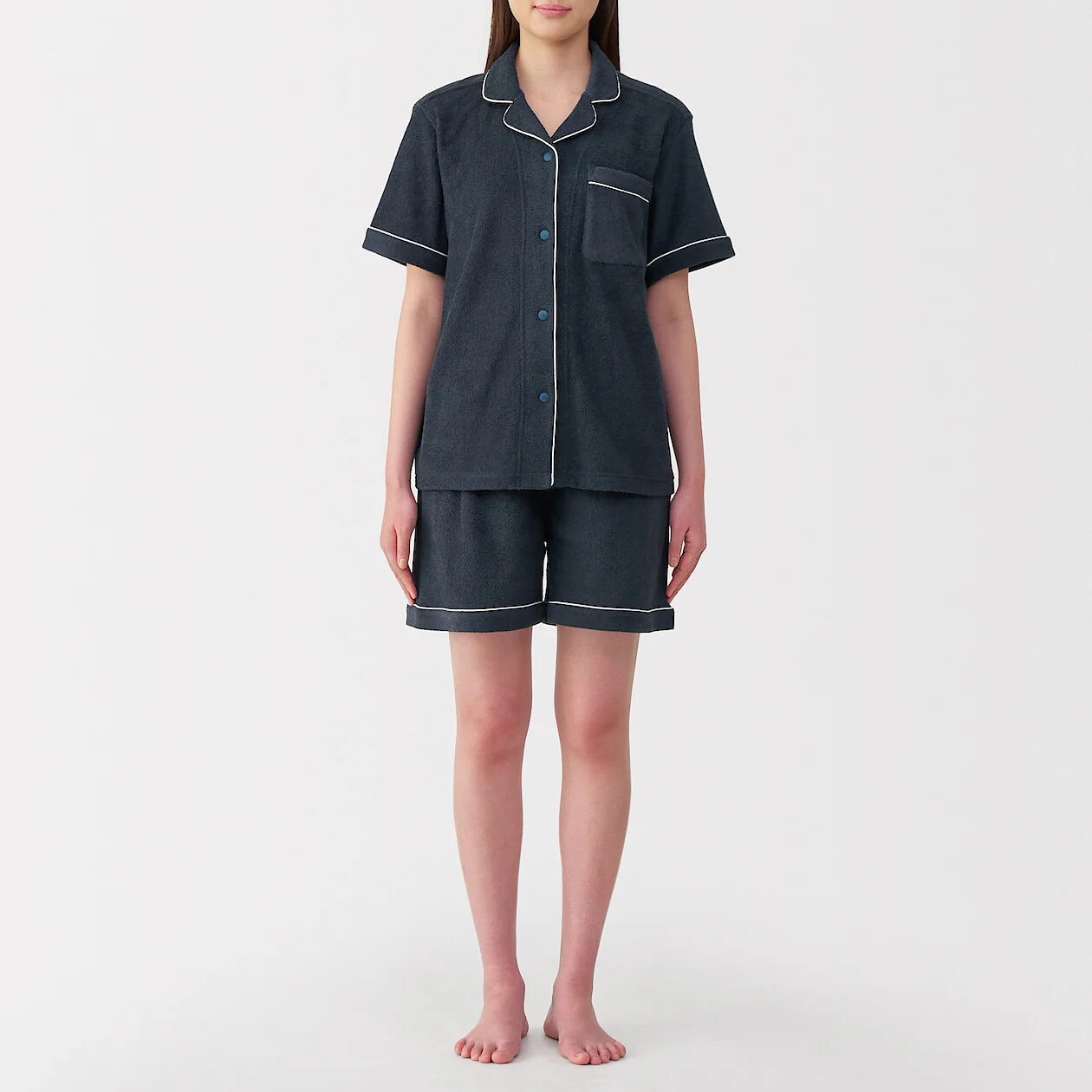 Terry Towelling Short Sleeve Pyjamas - Image 20