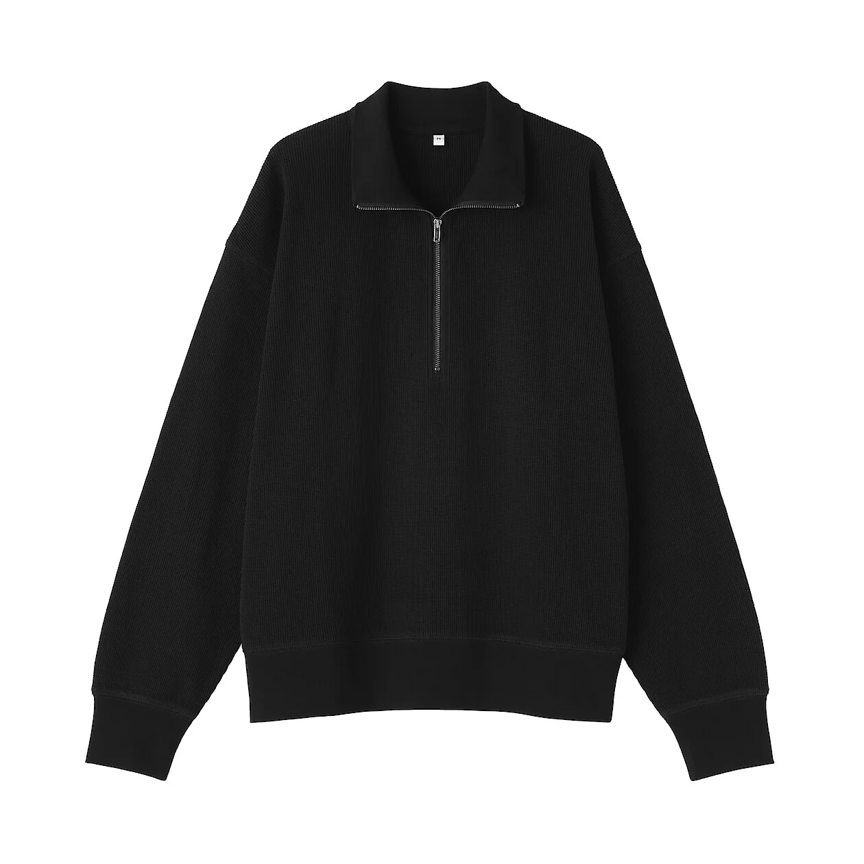 Waffle Knit Half-Zip Pullover - Image 10