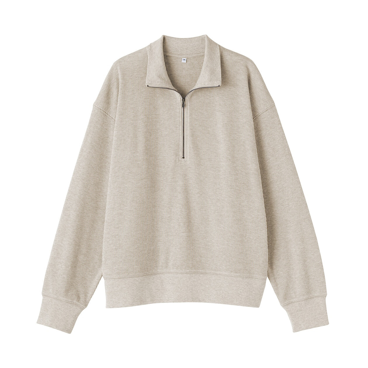 Waffle Knit Half-Zip Pullover - Image 14