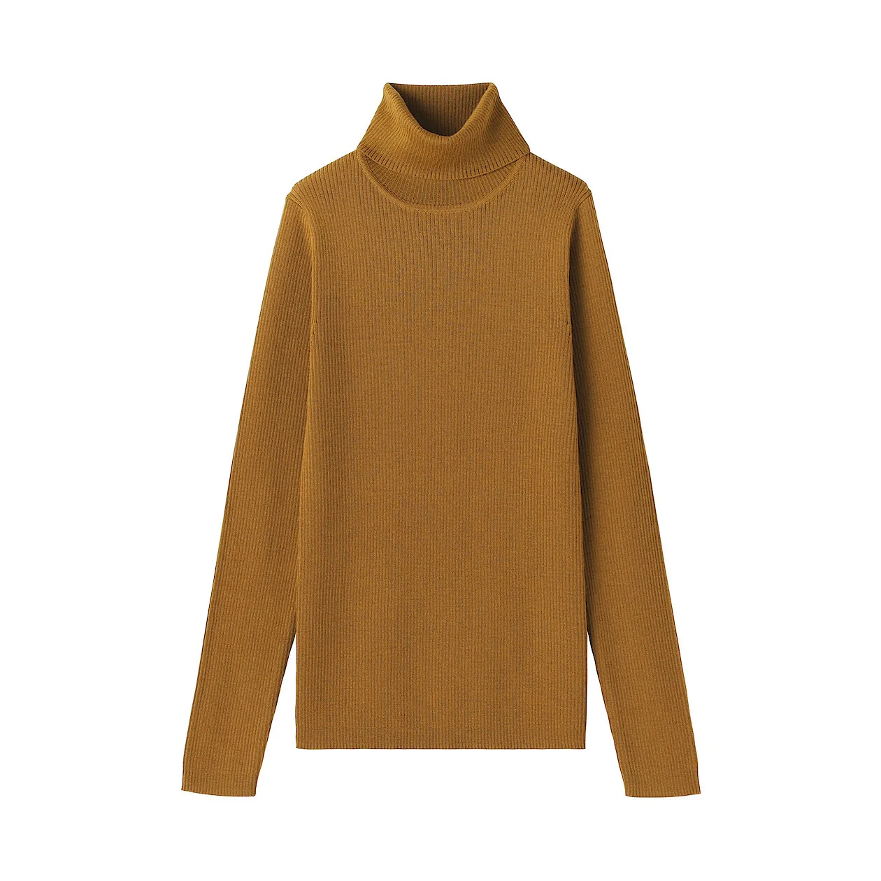 Washable Wool High-Gauge Ribbed Turtleneck Sweater - Image 32