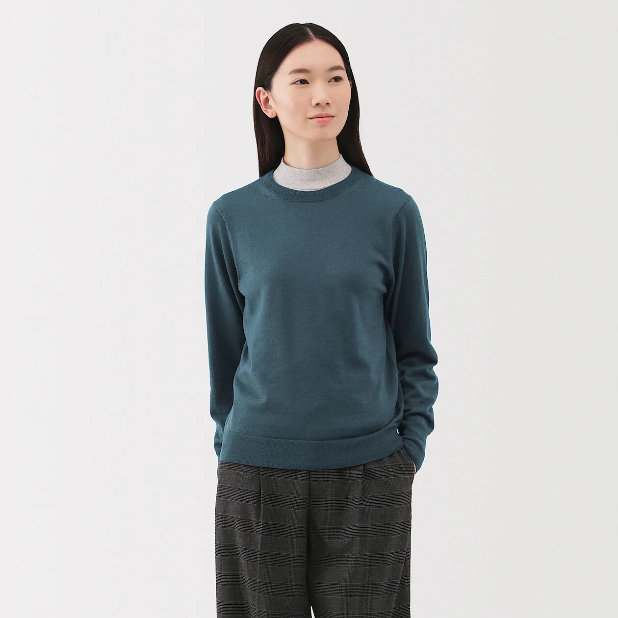 Washable Wool High-Gauge Crewneck Sweater - Image 28