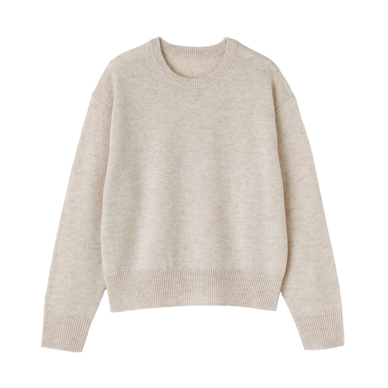 Washable Wool Mid Gauge Crewneck Sweater - Image 14