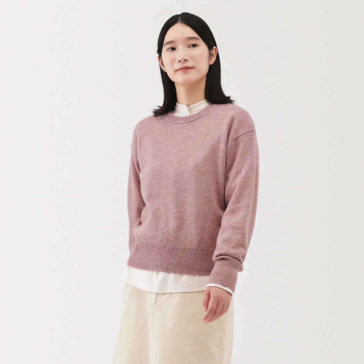 Washable Wool Mid Gauge Crewneck Sweater - Image 28