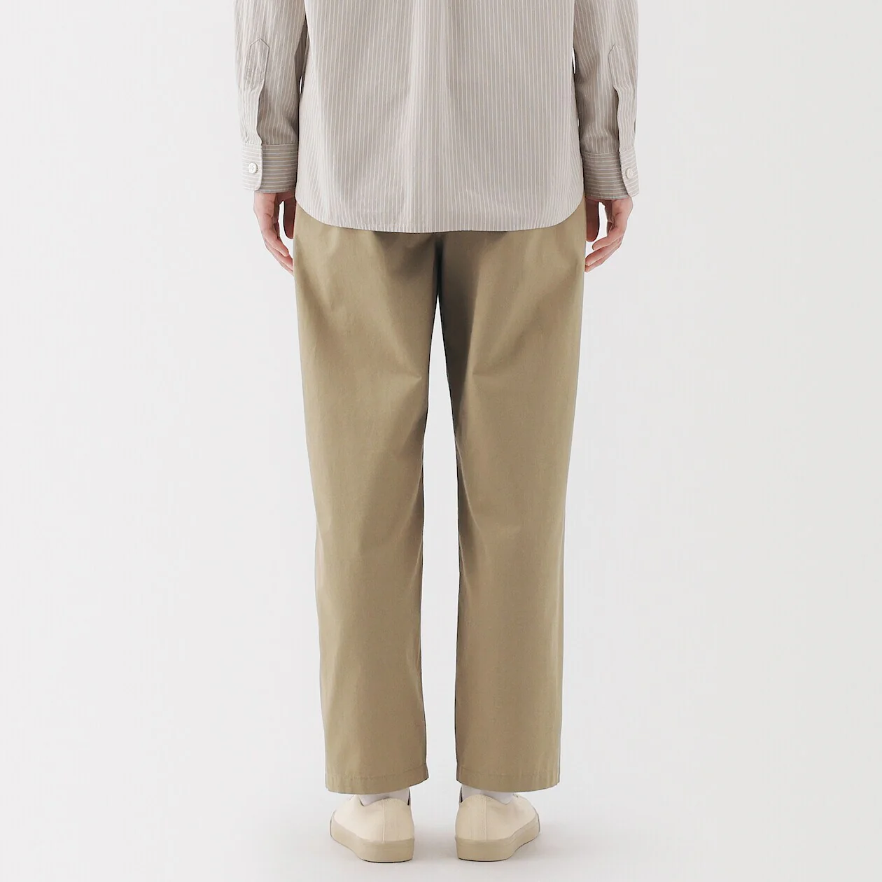 Washed Cotton Easy Tapered Pants - Image 13