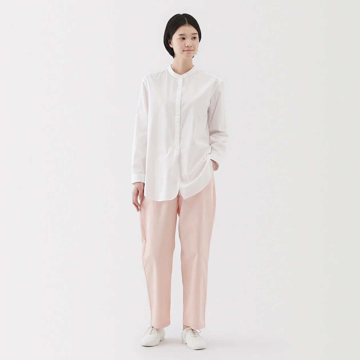 Washed Cotton Easy Tapered Pants - Image 20