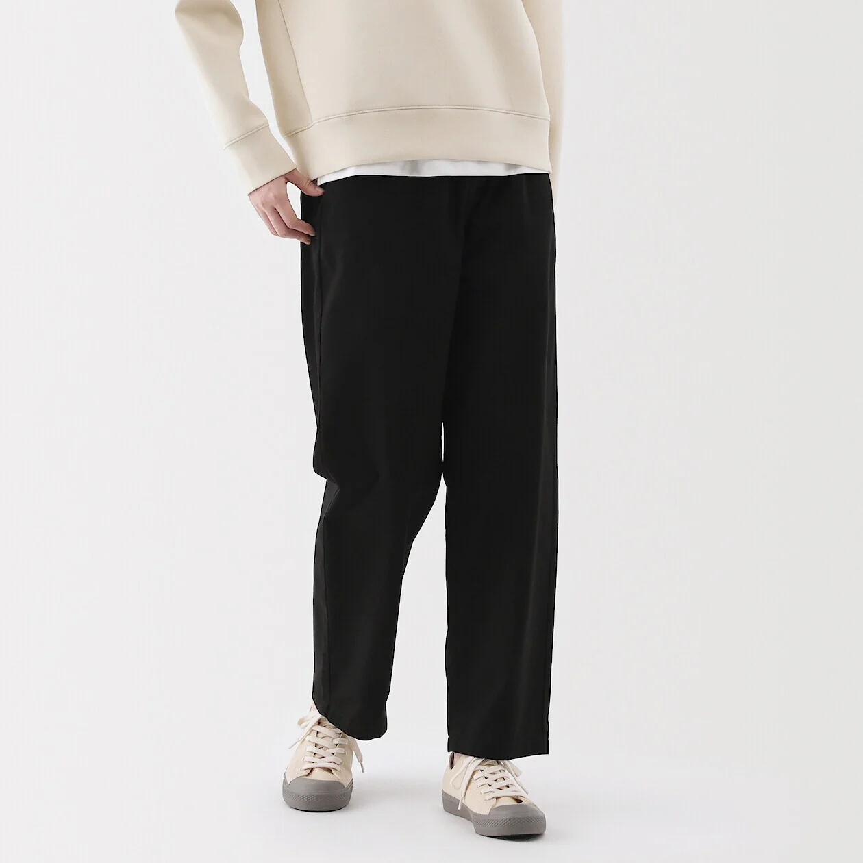 Washed Cotton Easy Tapered Pants - Image 29