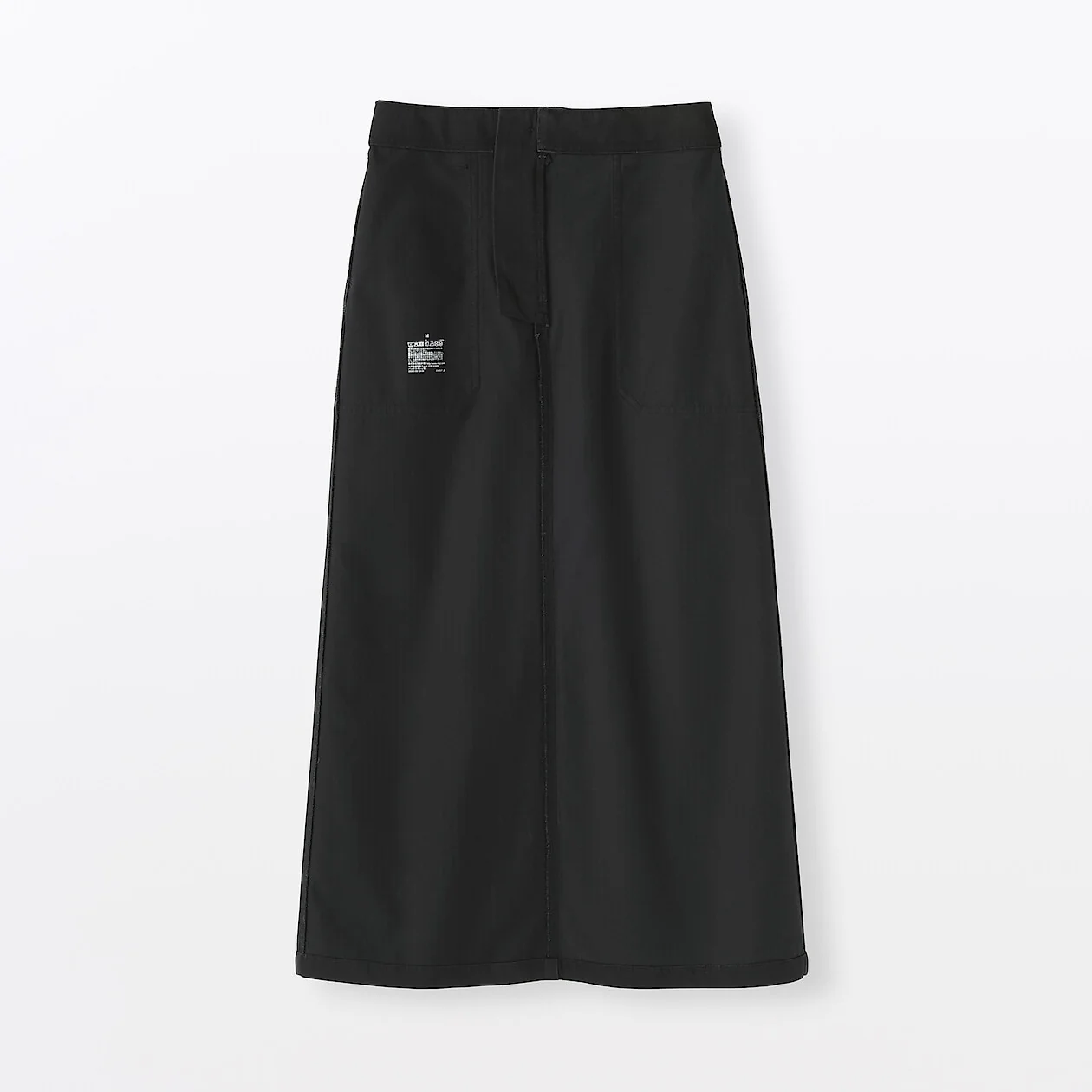 Washed Herringbone Baker Straight Skirt - Image 15