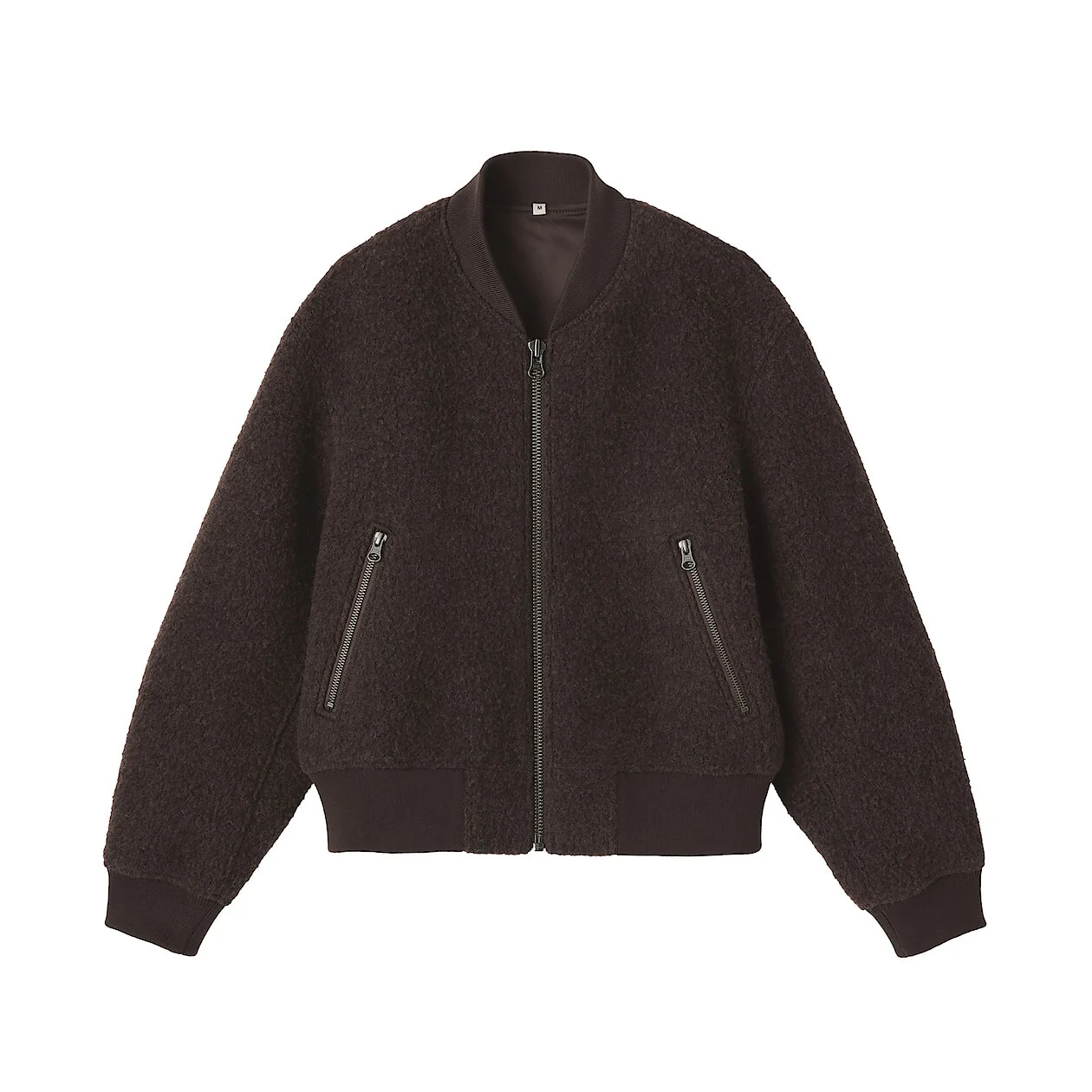 Wool Blend Napping Short Blouson - Image 13