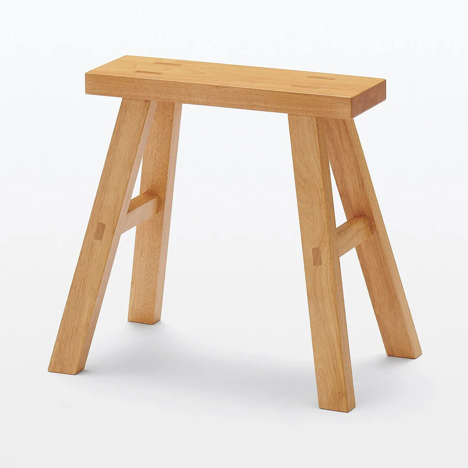 Rubberwood Oak Bench - Small