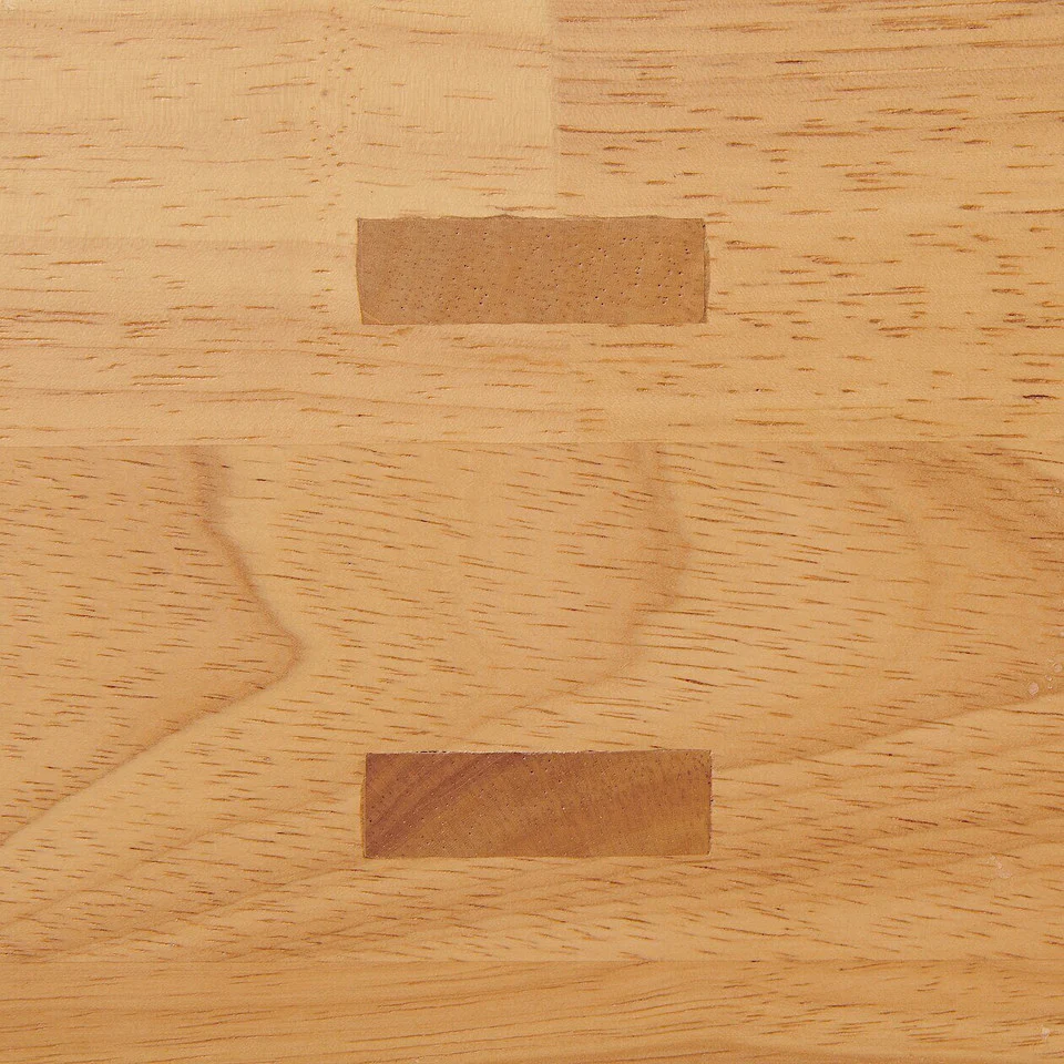Rubberwood Oak Bench - Small - Image 6