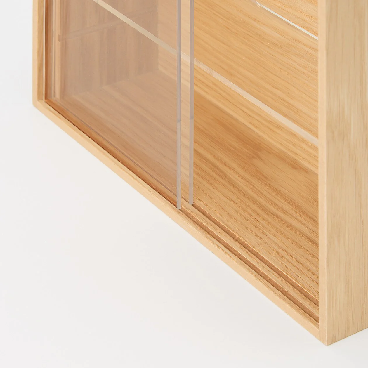 Wooden Display Case With Sliding Doors - Small - Image 6