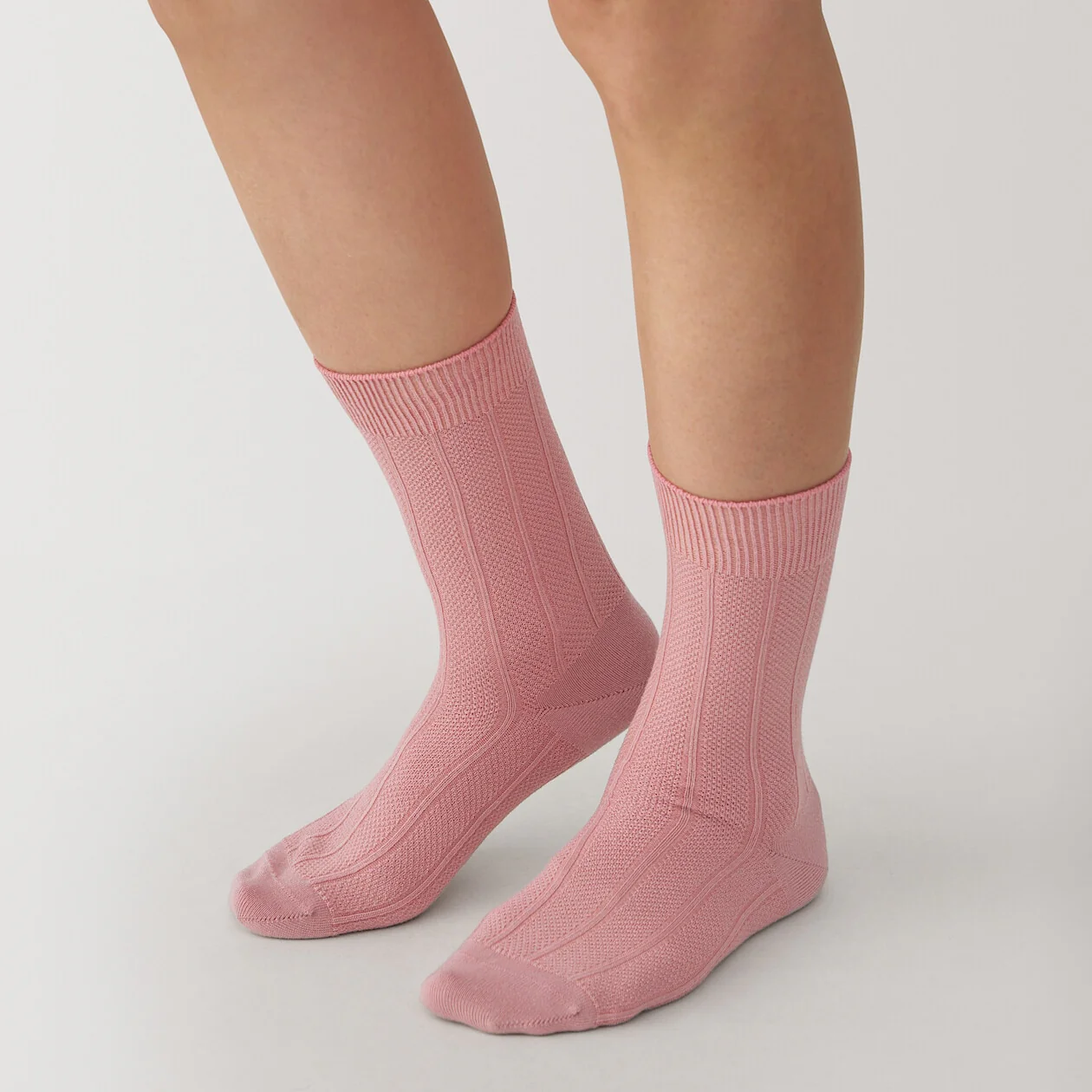 Right Angle Wool Mix Pique Socks - Image 10