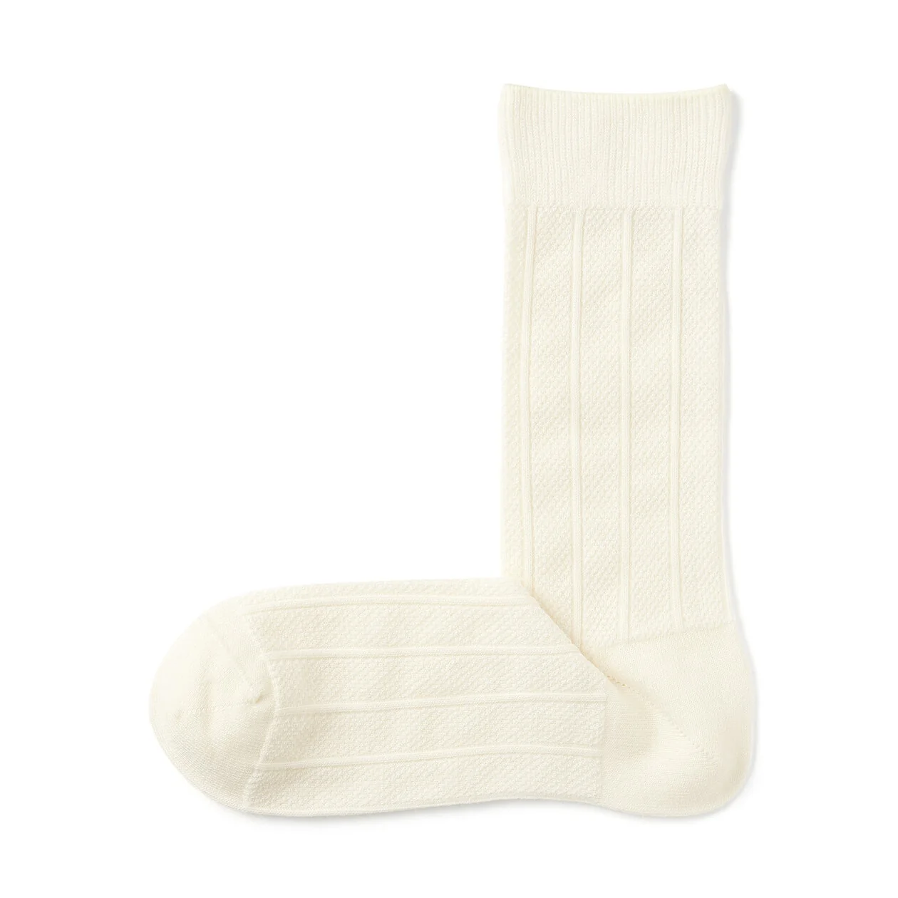 Right Angle Wool Mix Pique Socks - Image 3