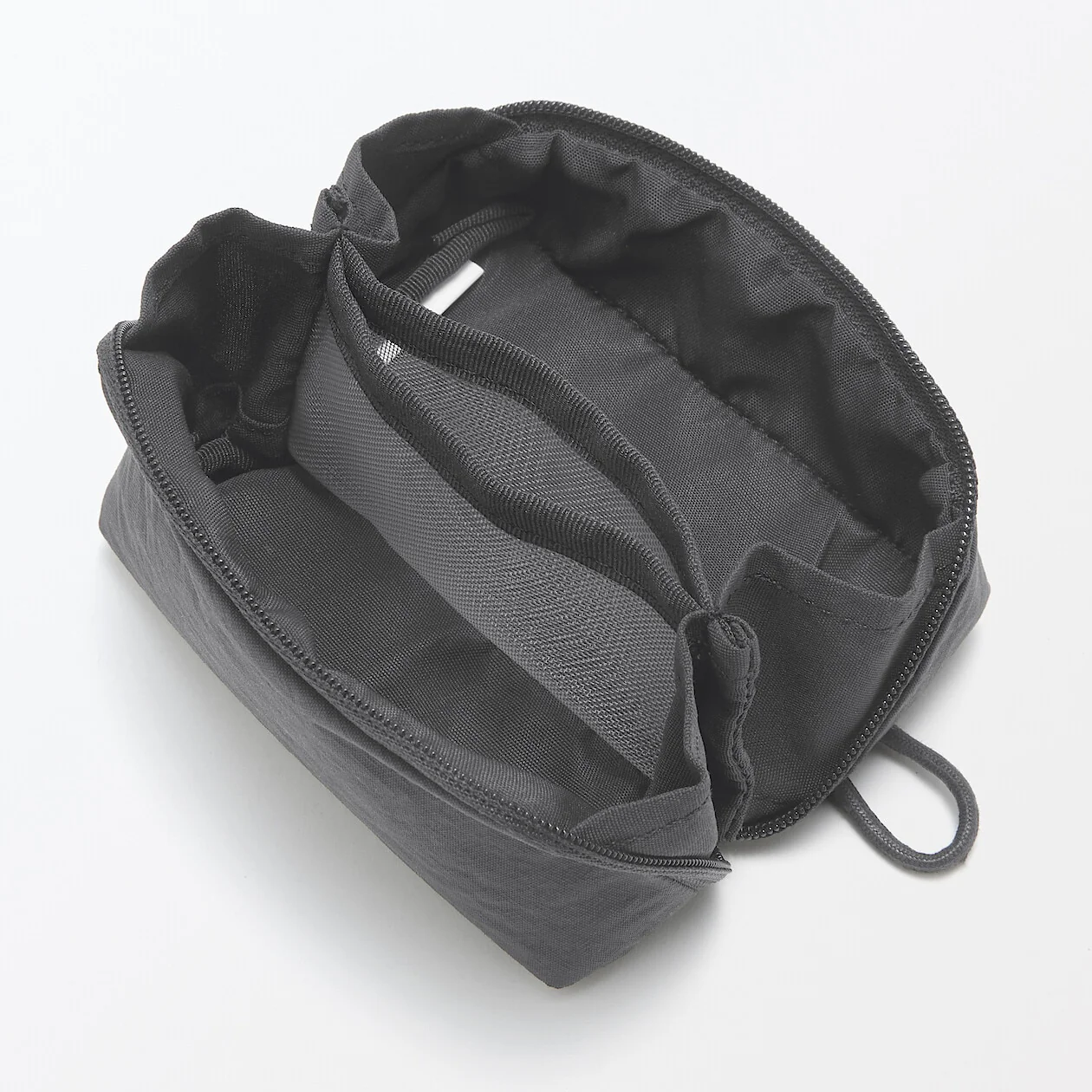 Wrinkled Nylon Wide-Opening Pouch - Image 11