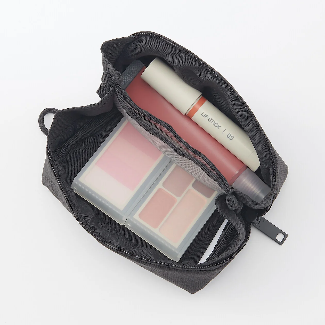 Wrinkled Nylon Wide-Opening Pouch - Image 12