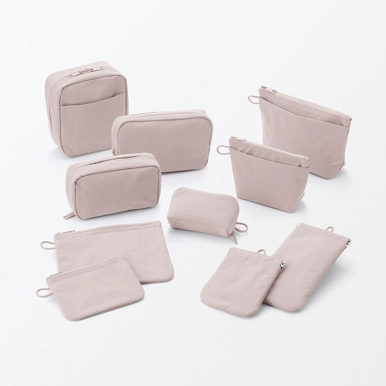 Wrinkled Nylon Wide-Opening Pouch - Image 28