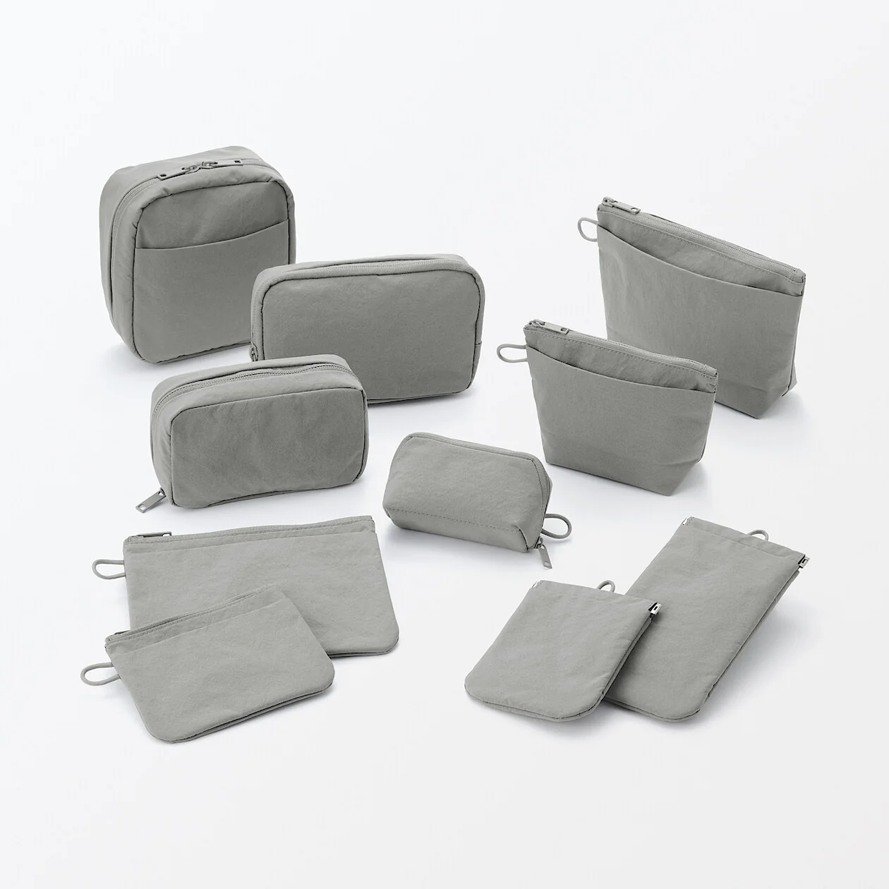 Wrinkled Nylon Wide-Opening Pouch - Image 42